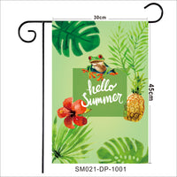 Summer Garden Flag 30x45cm Outdoor Seaside Courtyard Decorative Flag Wholesale Printed