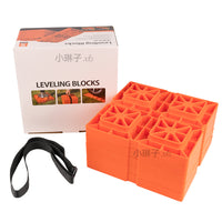 Camco RV Leveling Blocks 5-Pack - Heavy Duty Interlocking Camper Trailer Leveler Pads