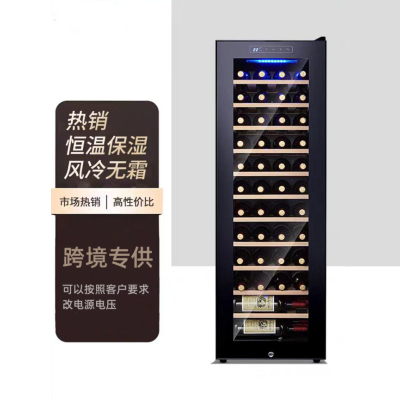 Wholesale Thermostatic Wine Cooler Refrigerator with Single Glass Door and Air-Cooled Compressor for Red Wine Storage