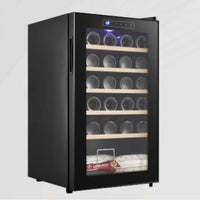 Wholesale Thermostatic Wine Cooler Refrigerator with Single Glass Door and Air-Cooled Compressor for Red Wine Storage