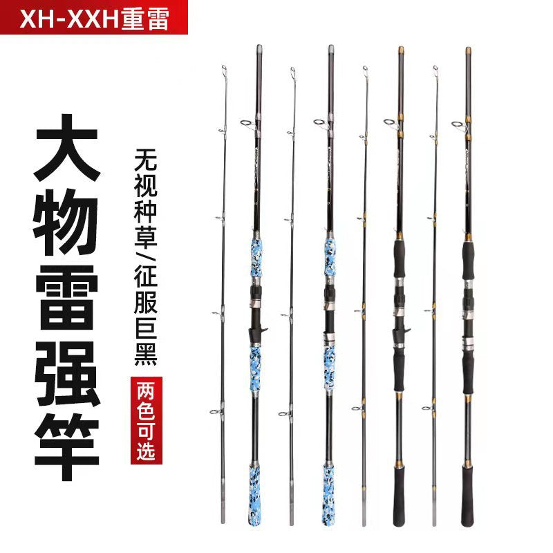 Heavy Duty Fishing Rod 3m Anchor Fishing Rod XXH Long Cast Lure Rod Set for Black Fish Sea Rod