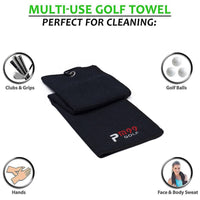 PM99 Golf Towel, Divot Tool, and Marker Gift Set - Golf Accessories Practice Supplies