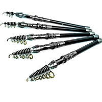 Carbon Fiber Portable Travel Lure Fishing Rod Set for Sea Fishing