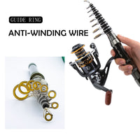 Carbon Fiber Portable Travel Lure Fishing Rod Set for Sea Fishing