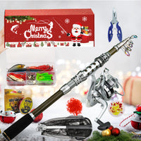 Christmas Gift Lure Fishing Rod Set Long Cast Sea Fishing Rod Bait Net Fishing Tackle Set Manufacturer Wholesale