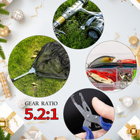 Christmas Gift Lure Fishing Rod Set Long Cast Sea Fishing Rod Bait Net Fishing Tackle Set Manufacturer Wholesale