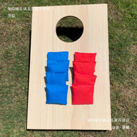 Kids Outdoor Sports Bean Bag Toss Game Set Cornhole Boards with Sandbags