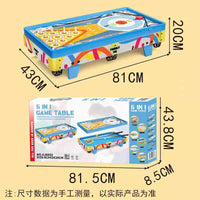 Sam's Club Style 6-in-1 Desktop Game Set: Bowling, Billiards, Air Hockey, Go, Ludo
