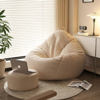 Oversized Single EPP Bean Bag Chair for Adults and Pets, Tatami Lazy Sofa Lounger with Backrest
