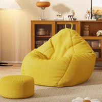 Oversized Single EPP Bean Bag Chair for Adults and Pets, Tatami Lazy Sofa Lounger with Backrest