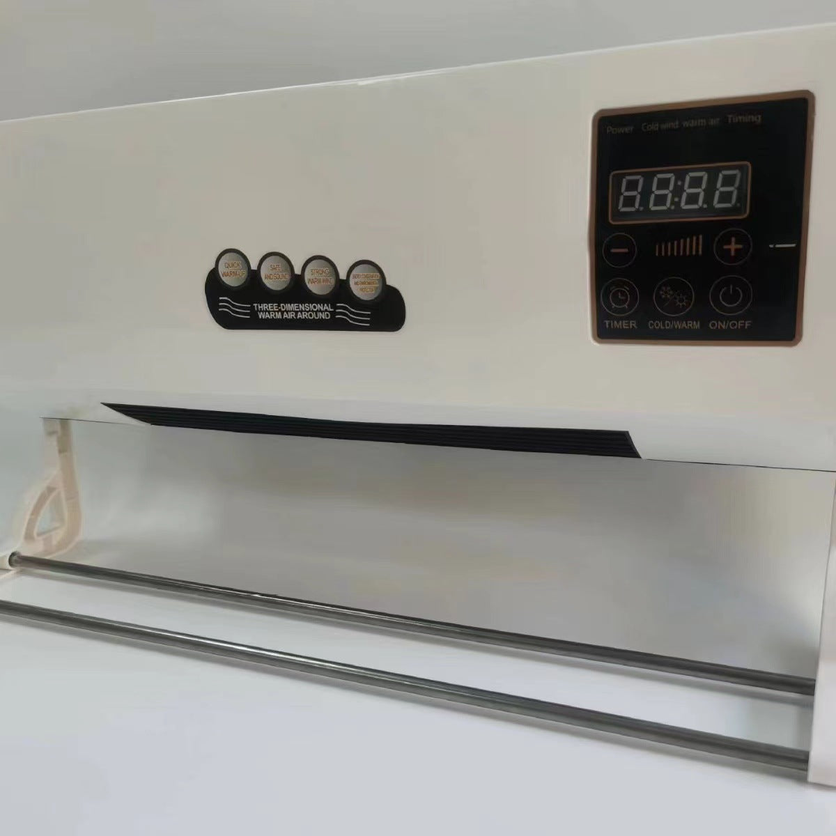 Wall-Mounted Electric Heater for Home Use, Available in US, EU, AU, and UK Plug Types