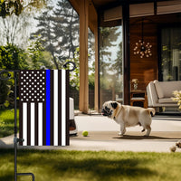 Garden Flag Pole Outdoor Decoration Metal Stand with Anti-Wind Clips