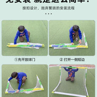 Kids' Portable Folding Soccer Goal for Home Indoor Outdoor Training, Kindergarten Mini Football Net
