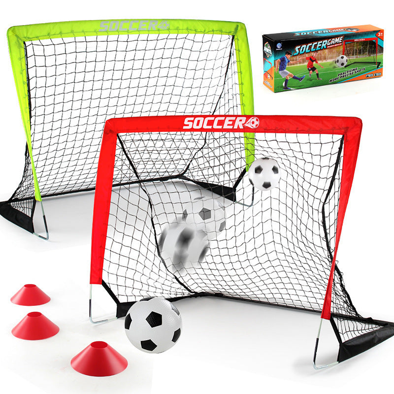 Portable Foldable Kids Soccer Goal Net Outdoor Leisure Sports Training Toy