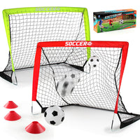 Portable Foldable Kids Soccer Goal Net Outdoor Leisure Sports Training Toy