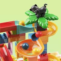 Large Particle Building Blocks Marble Run Track Ball Toy Accessories