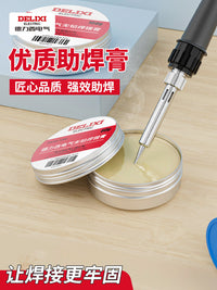 DELIXI Solder Paste Lead-Free Environmentally Friendly Solder Wire Electric Soldering Iron Repair Rosin Flux
