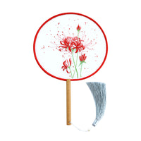 DIY Embroidery Kit for Beginners, Chinese Style Round Fan Design, Cross Stitch, Su Embroidery