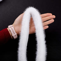 Faux Mink Fur Trim Strip 3cm for Cheongsam New Year Clothes Cuffs Tang Suit Apparel Accessories Factory Direct Supply