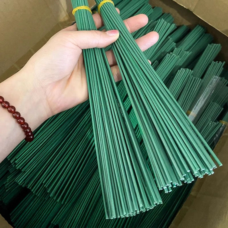 Floral Stem Wire Green Floral Tape Rose DIY Packaging Silk Flower Branch Tape Handmade Simulation Paper Flower Stem