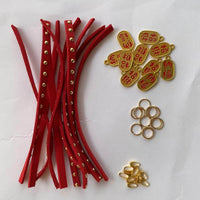 5mm Korean Velvet Rope with Hot Drill DIY Accessories for Dolls and Handmade Necklaces