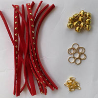 5mm Korean Velvet Rope with Hot Drill DIY Accessories for Dolls and Handmade Necklaces