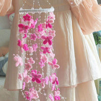 DIY Butterfly Wind Chime Chenille Stem Flower Bouquet Kit - Educational Craft Toy for Kids, Artistic Decoration