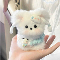 DIY Chenille Stick Rabbit Hair Puppy Plush Toy Material Kit for Girlfriend Birthday Gift