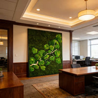 Preserved Moss Wall Art for Restaurants, Hotels, and Office Backgrounds
