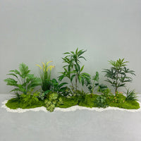 Artificial Moss Micro Landscape for Indoor Display, Staircase, and Entryway Decor