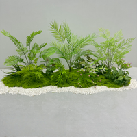 Artificial Moss Micro Landscape for Indoor Display, Staircase, and Entryway Decor