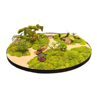 Luxury Hotel Dining Table Centerpiece Micro Landscape Bonsai Decoration Chinese Style