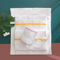 Camellia Bra Laundry Bag, Large Thick Mesh Washing Bag with Zipper for Travel Washing Machine