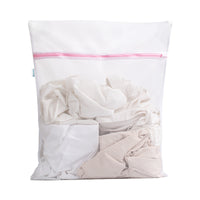Camellia Bra Laundry Bag, Large Thick Mesh Washing Bag with Zipper for Travel Washing Machine