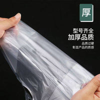 Disposable Plastic Shopping Bags with Handles - Clear Vest Style for Food, Groceries, and Retail Packaging