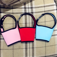 Reusable Neoprene Coffee Cup Sleeve with Handle, Portable Insulated Drink Carrier for Iced Coffee, Milk Tea, Hot Beverages