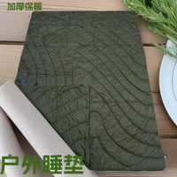 Portable Camping Blanket with Pillow, Lightweight Warm Sleeping Bag for Outdoor Napping, Easy Foldable Shawl, Multi-functional Printed Throw