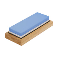 Renyuan 1000/6000 Grit Double-Sided Whetstone Set for Kitchen Knives, White Jade & Blue-White Sharpening Stone