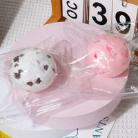 Factory Direct Stress Relief Ball Gashapon Machine Bouncy Ball Kids Toy Decompression Building Block Ball TPR Butter Handmade Ball