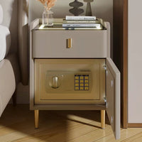 Ultra-Narrow Smart Nightstand with Safe, Wireless Charging, and USB Port