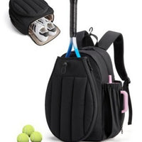 Cross-border Hot-Selling Tennis and Badminton Racket Sports Backpack with Independent Shoe Compartment and Quilted Design