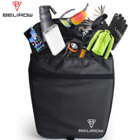Bicycle Waterproof Rear Seat Bag 34L Large Capacity Pannier Mountain Bike Travel Storage Bag Cycling Rear Rack Bag