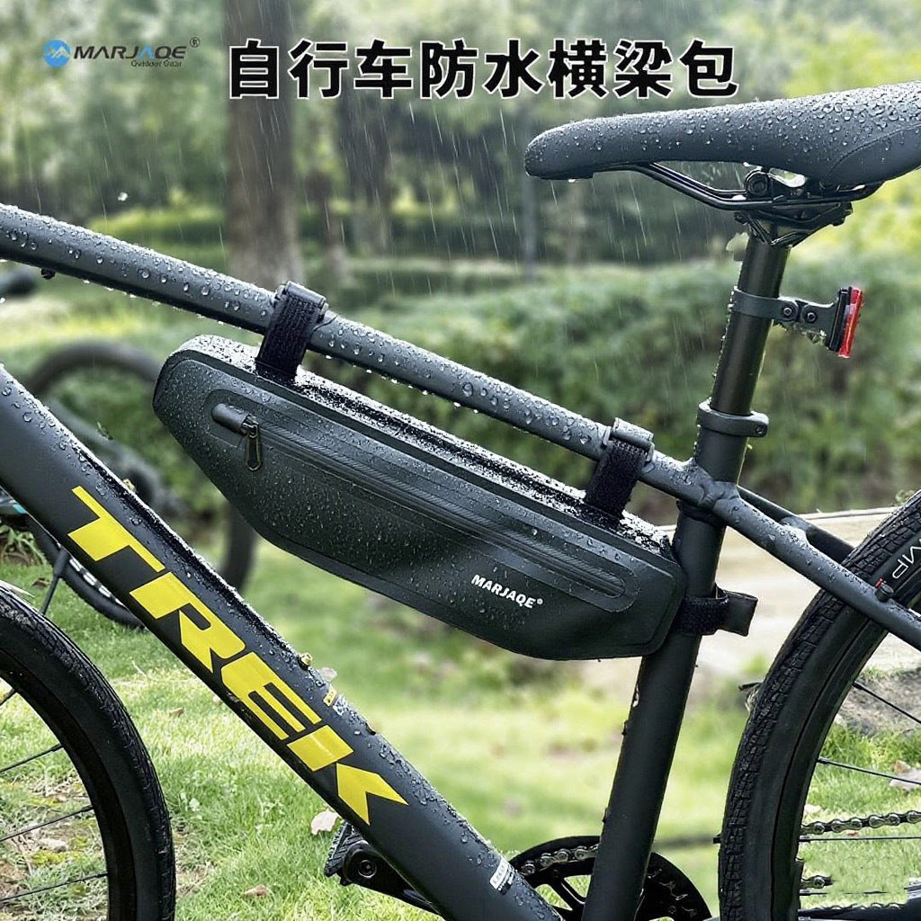 Waterproof Bicycle Top Tube Bag for Mountain and Road Bikes - Extended Cycling Tool Bag
