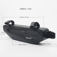 Waterproof Bicycle Top Tube Bag for Mountain and Road Bikes - Extended Cycling Tool Bag