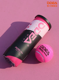 Oudeer Padel Tennis Balls - ROSE Pink, Thick Liner, High Elasticity, Durable for Cage Padel Matches and Training