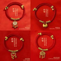 Pet New Year Cat Collar with Longevity Lock, Auspicious Dragon Year Scarf, Adjustable Necklace for Cats and Small Dogs