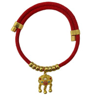 Pet New Year Cat Collar with Longevity Lock, Auspicious Dragon Year Scarf, Adjustable Necklace for Cats and Small Dogs