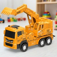 Forklift Toy, Construction Vehicle, Yellow, For Ages 4-6, Birthday Gift