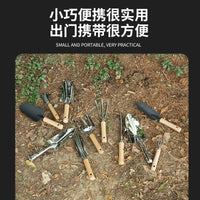 11-Piece Stainless Steel Gardening Tool Set for Outdoor Planting and Potting, Includes Hoe, Trowel, and Rake