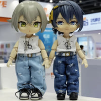OB11 Doll Clothes Denim Jeans and Top for GSC 1/12 BJD YMY Dolls